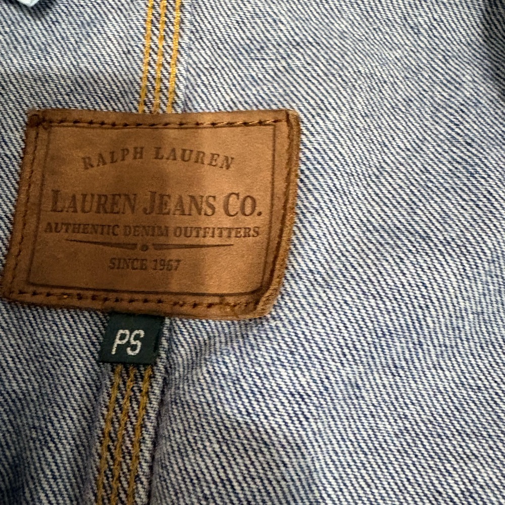 Ralph Lauren Blue Denim Jacket - Picture 2 of 5